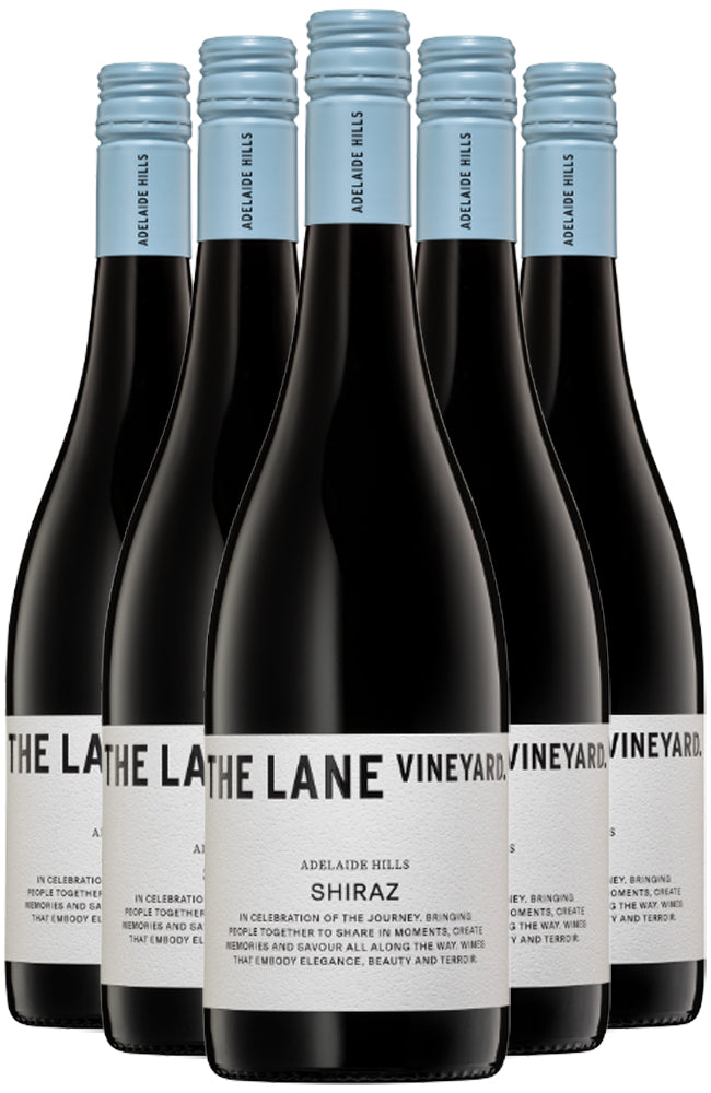 Six Bottles of The Lane Vineyard Shiraz Adelaide Hills Red Wine