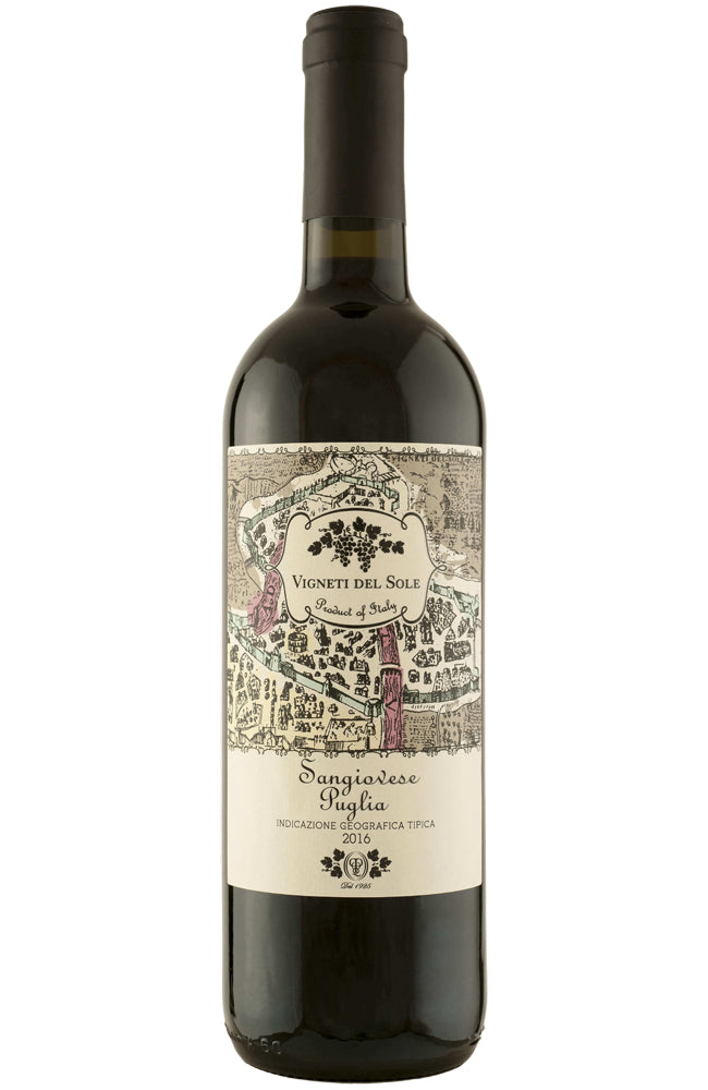 Pasqua Vigneti del Sole Sangiovese di Puglia Red Wine Bottle