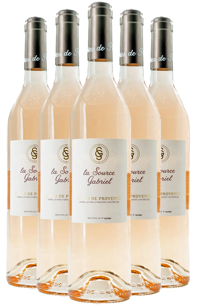 Six Bottles of La Source Gabriel Provence Rosé