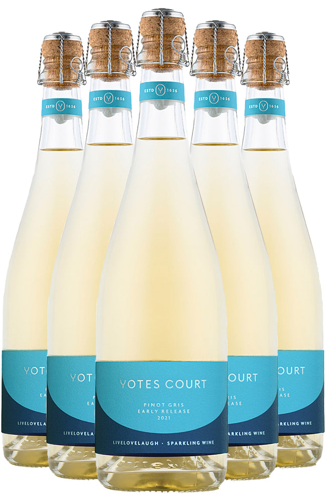 Yotes Court LiveLoveLaugh Sparkling Pinot Gris 6 Bottle Case