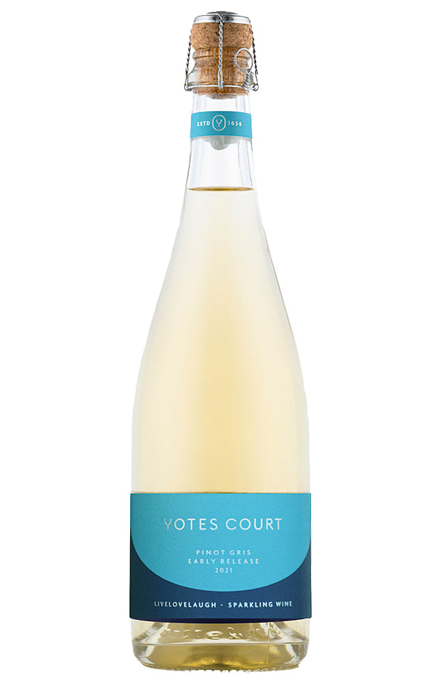 Yotes Court LiveLoveLaugh Sparkling Pinot Gris Bottle
