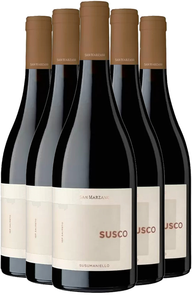 San Marzano 'Susco' Susumaniello Salento IGT Red Wine 6 Bottle Case