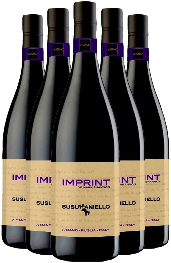 A Mano Susumaniello Red Wine 6 Bottle Case