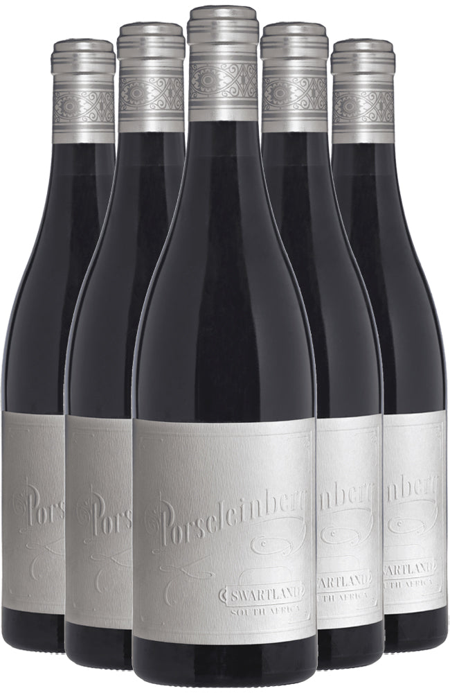 6 Bottle Case of Porseleinberg Swartland Syrah Red Wine