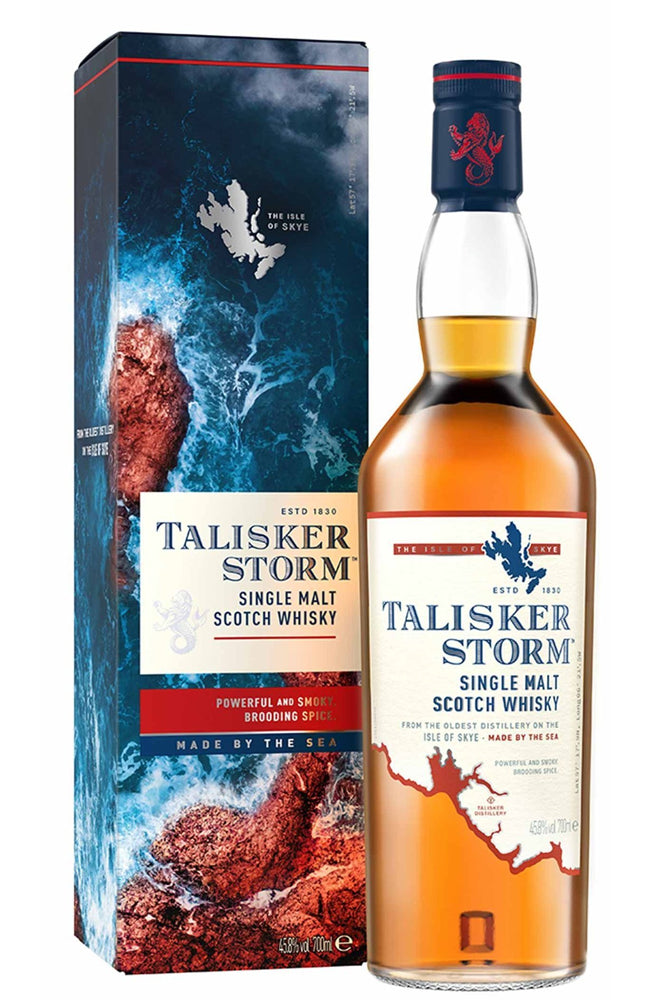 Talisker Storm Isle of Skye Single Malt Scotch Whisky Gift Boxed Bottle