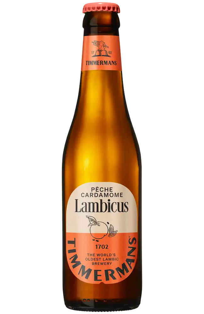 Timmermans Pêche Cardamome Lambicus Belgian Fruit Beer Bottle