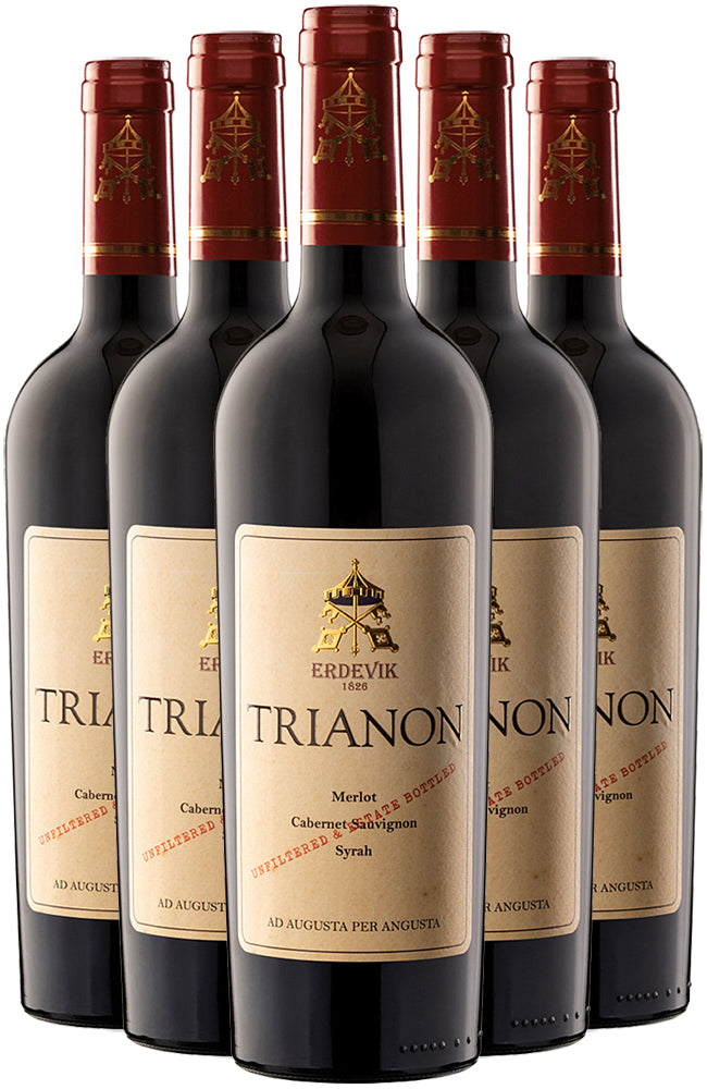 Six Bottles of Erdevik Winery Trianon Serbian Red Wine