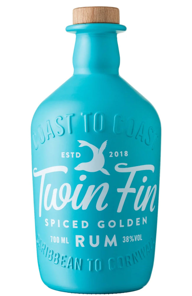 Twin Fin Spiced Golden Rum Bottle