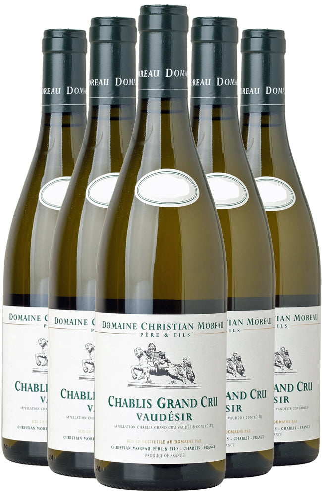 Domaine Christian Moreau Chablis Grand Cru Vaudesir White Wine 6 Bottle Case