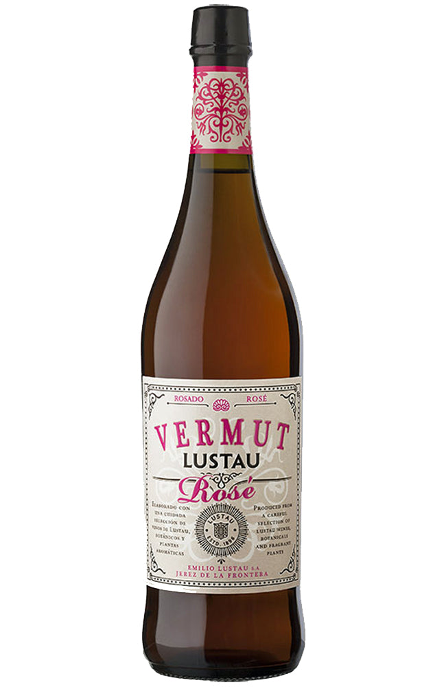 Lustau Vermut Rosé Spanish Pink Vermouth Bottle