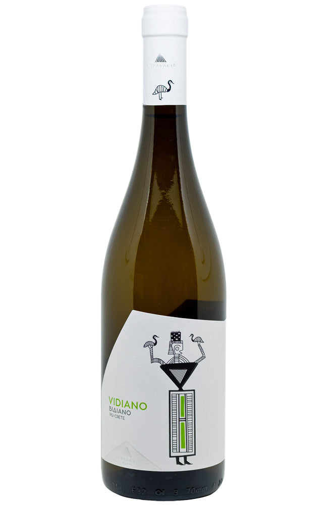 Lyrarakis 'Queen' Vidiano White Wine Bottle
