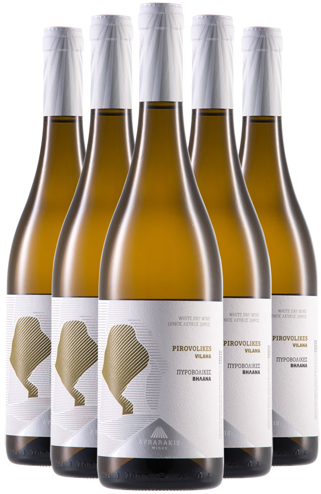 Lyrarakis Vilana Pirovolikes Vineyard White Wine 6 Bottle Case