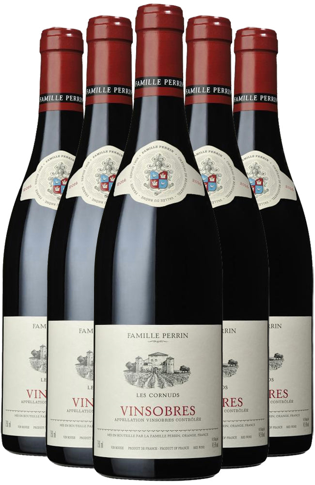 Famille Perrin 'Les Cornuds' Vinsobres Red Rhône Valley Wine 6 Bottle Case