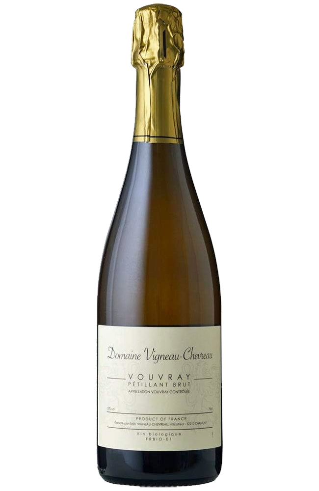 Domaine Vigneau-Chevreau Vouvray Pétillant Brut Sparkling Wine Bottle