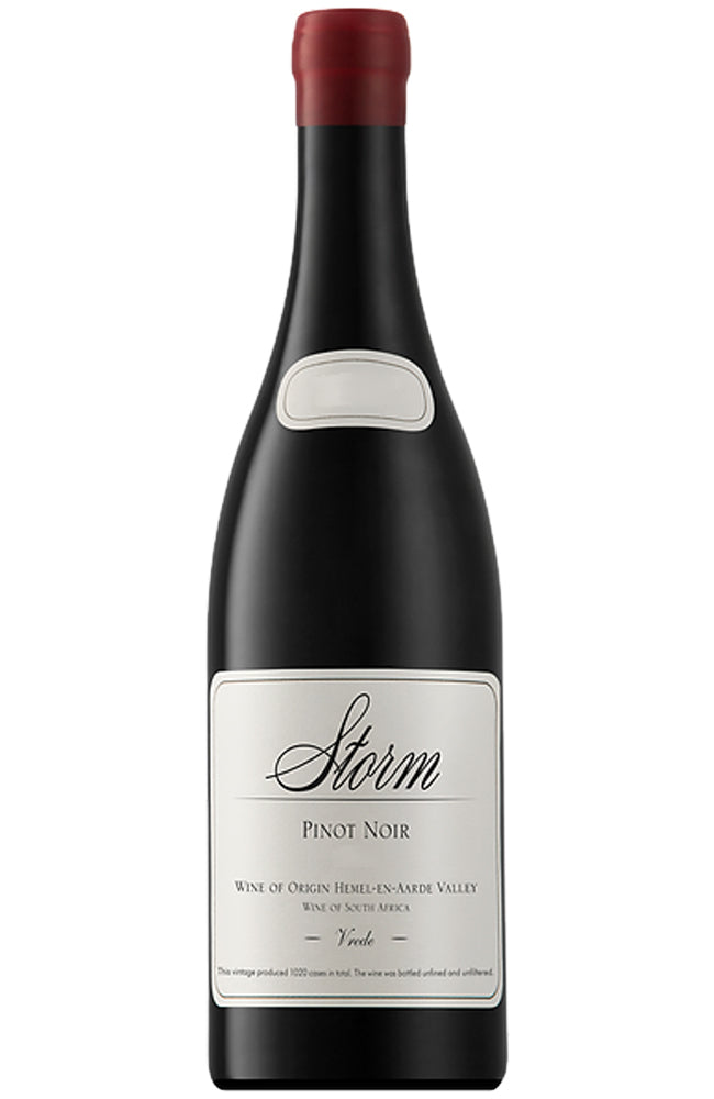 Storm 'Vrede' Pinot Noir Hemel-en-Aarde South African Red Wine Bottle 