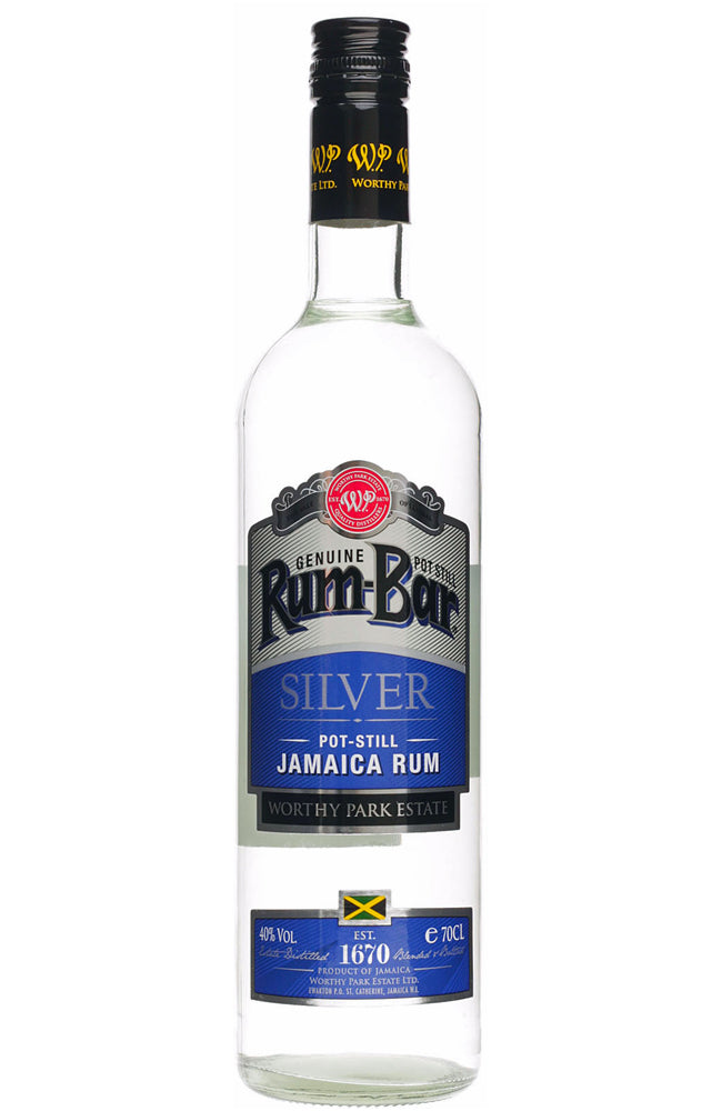 Worthy Park Estate Rum-Bar Silver Pot-Still Jamaican Rum Bottle