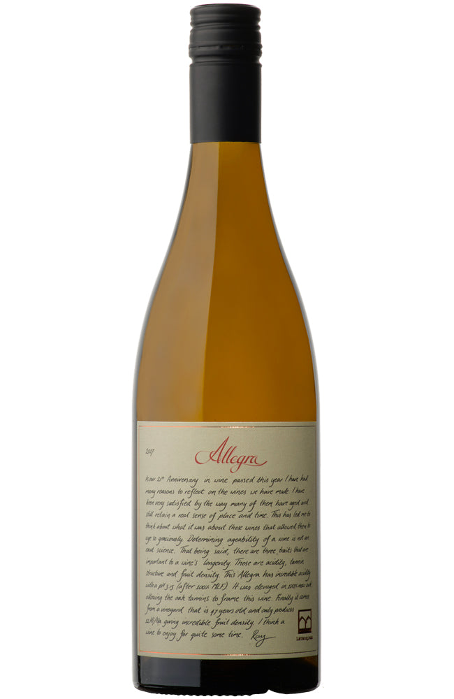 Lethbridge Allegra Chardonnay 2017 Single Bottle