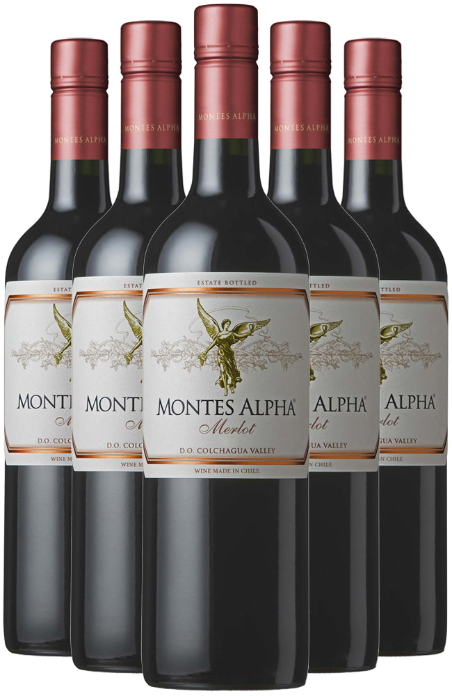 Montes Alpha Estate Merlot 6 Bottles Case