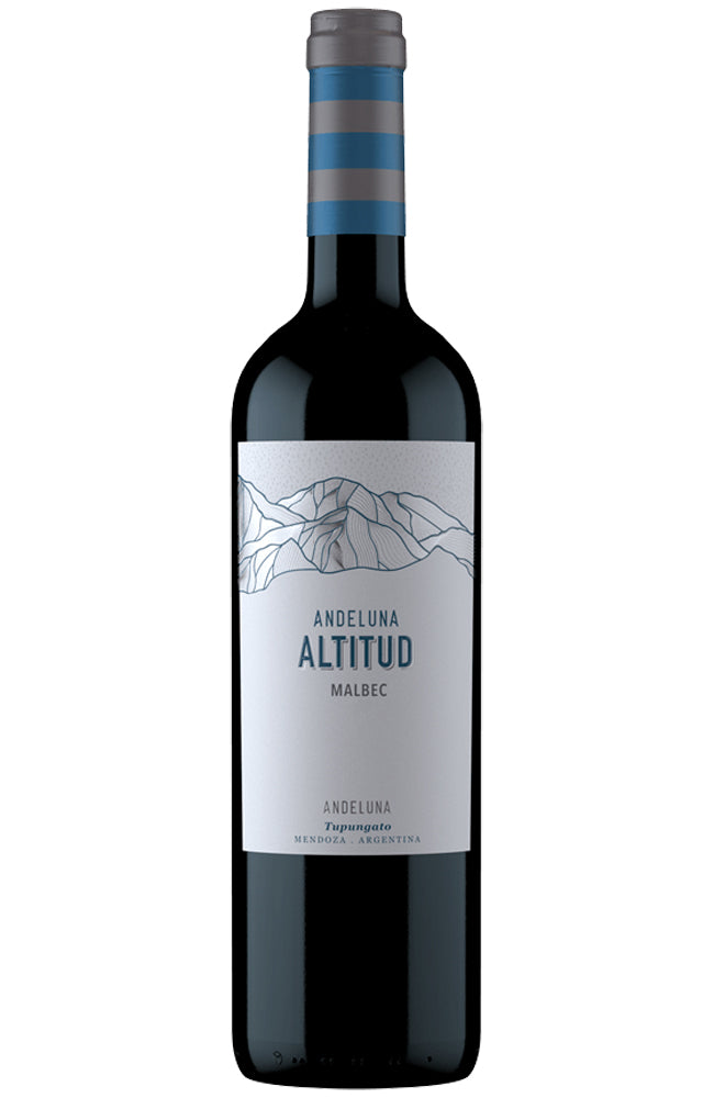 Andeluna Cellars Altitud Malbec Red Wine Bottle