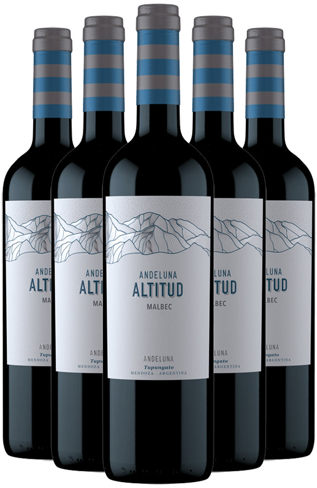 Andeluna Cellars Altitud Malbec Red Wine 6 Bottle Case