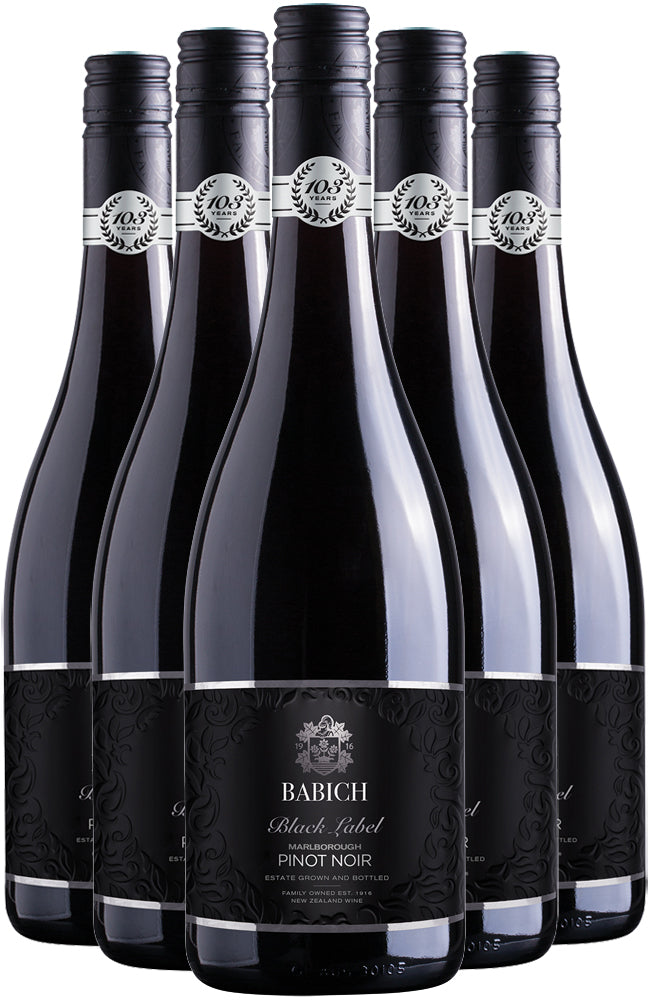 Babich Black Label Pinot Noir 6 Bottle Case