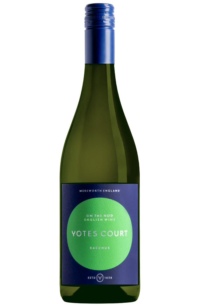 Yotes Court 'On the Nod' Bacchus White Wine Bottle