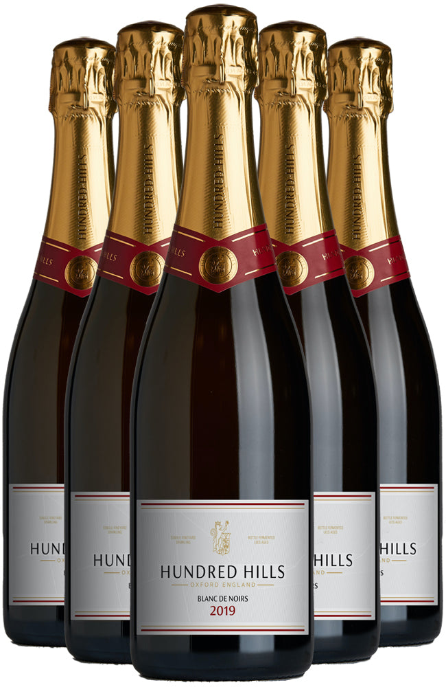Hundred Hills Blanc de Noirs Vintage English Sparkling Wine 6 Bottle Case