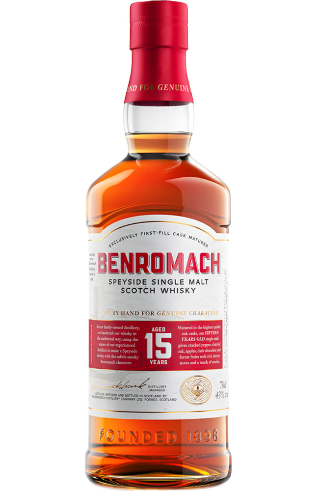 Benromach 15 Year Old Speyside Single Malt Scotch Whisky