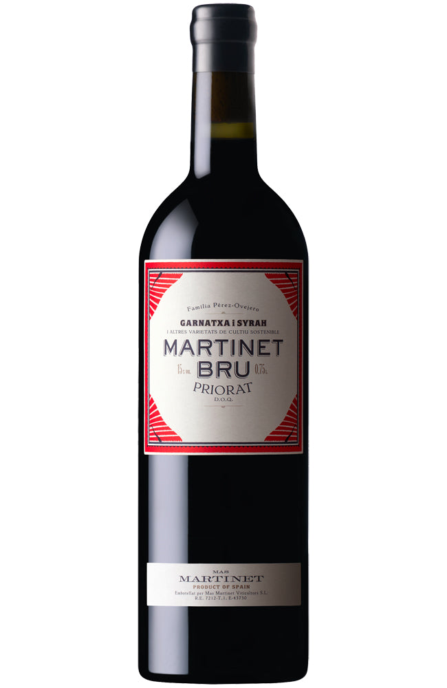 Mas Martinet Martinet Bru Priorat Red Wine Bottle