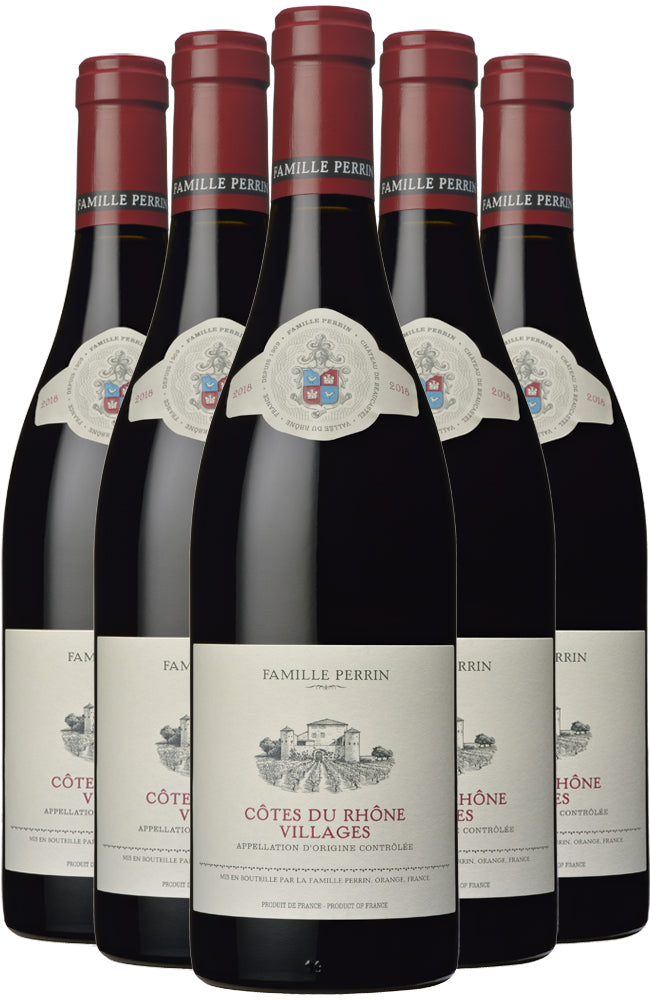Famille Perrin Côtes-du-Rhône Villages 6 Bottle Case