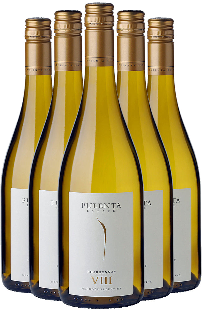 Pulenta Estate VIII Mendoza Chardonnay 6 Bottle Case