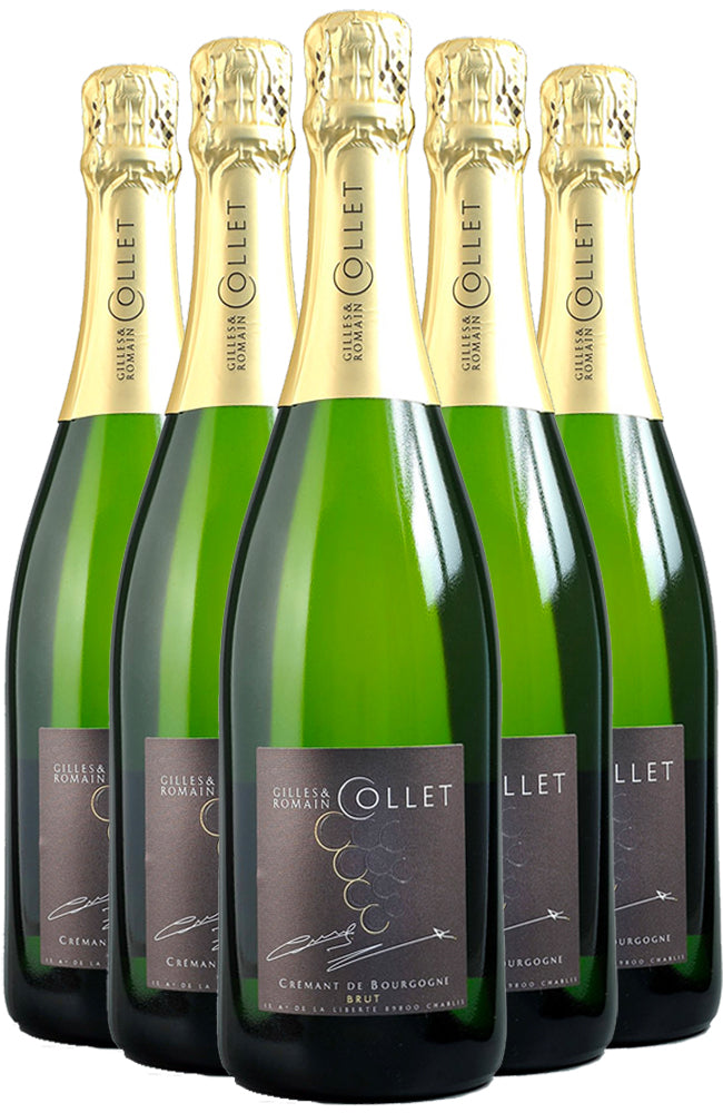 Gilles & Romain Collet Crémant de Bourgogne Brut 6 Bottle Case