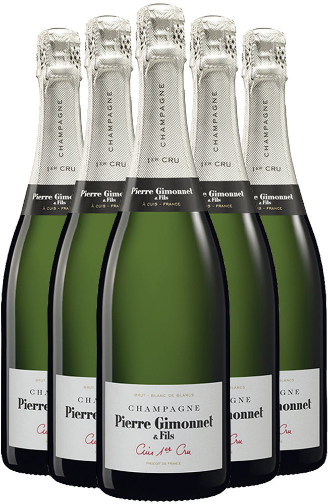 Champagne Pierrre Gimonnet & Fils Cuis 1er Cru Blanc de Blancs 6 Bottle Case