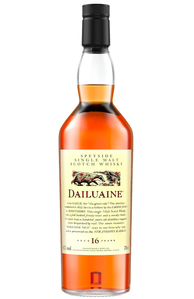 Dailuaine 16 Year Old Speyside Single Malt Scotch Whisky Bottle