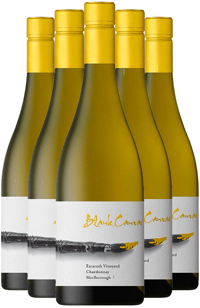 Blank Canvas Escaroth Vineyard Marlborough Chardonnay 6 Bottle Case