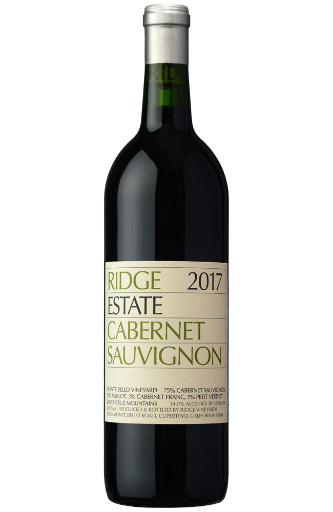 Ridge Estate Cabernet Sauvignon 2017 Bottle