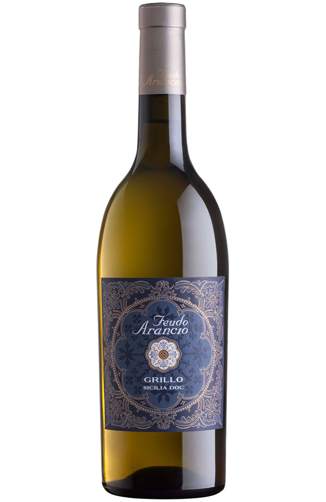 Feudo Arancio Grillo Sicilian White Wine Bottle
