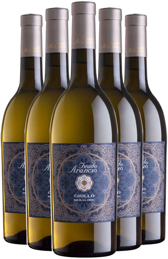 Feudo Arancio Grillo Sicilian White Wine 6 Bottle Case