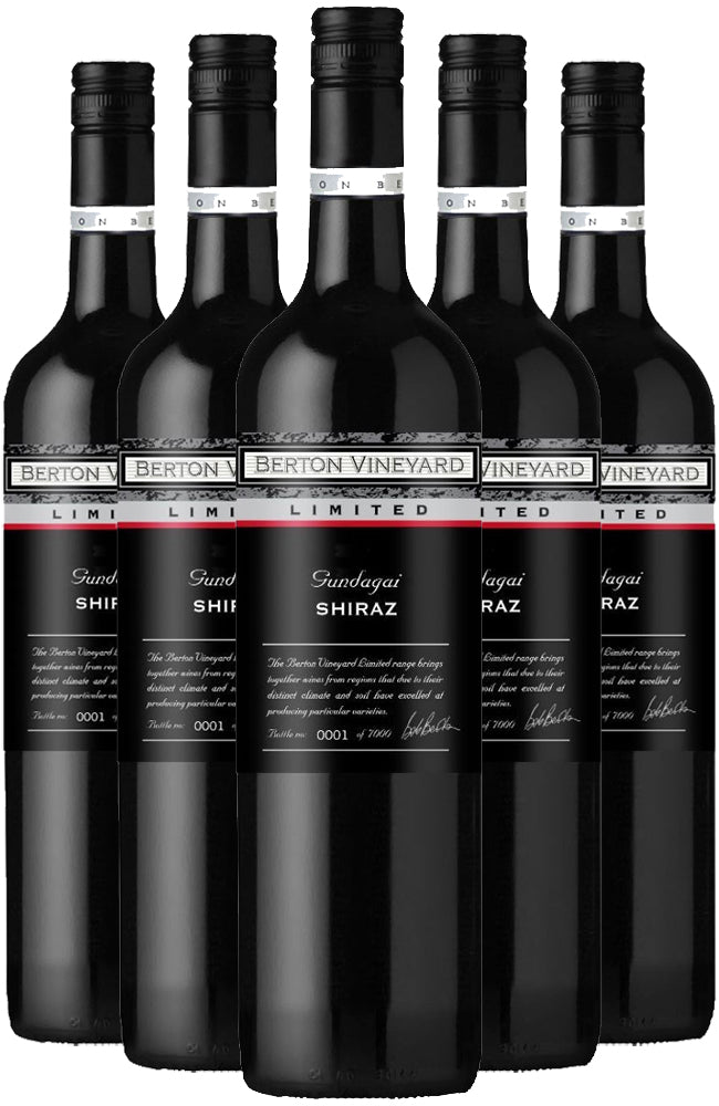Berton Vineyard Gundagai Limited Edition Shiraz 6 Bottle Case