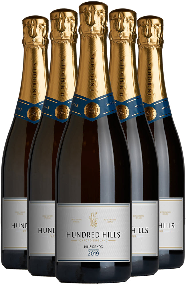 Hundred Hills Hillside No.3 Vintage English Sparkling Wine 6 Bottle Case
