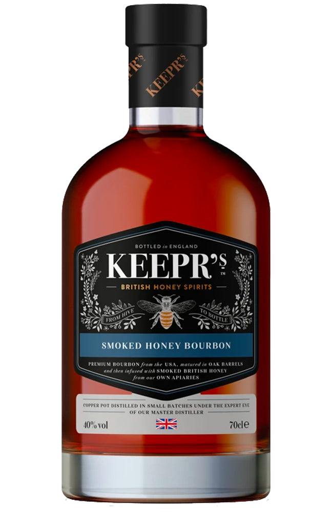 Keepr's Smoked Honey Bourbon Bottle