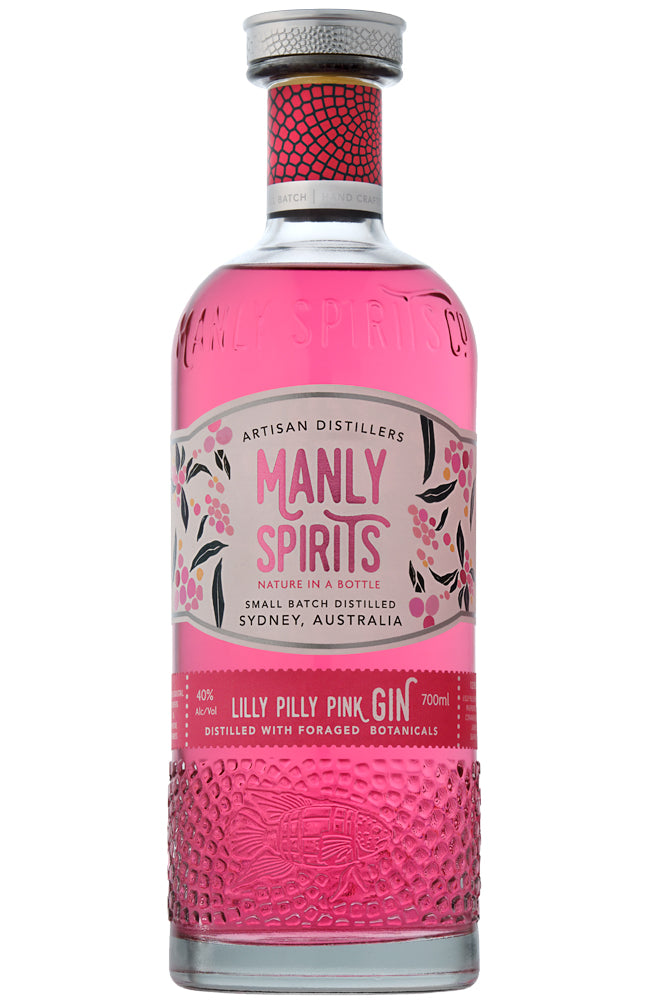 Manly Spirits Co. Lilly Pilly Pink Gin Bottle