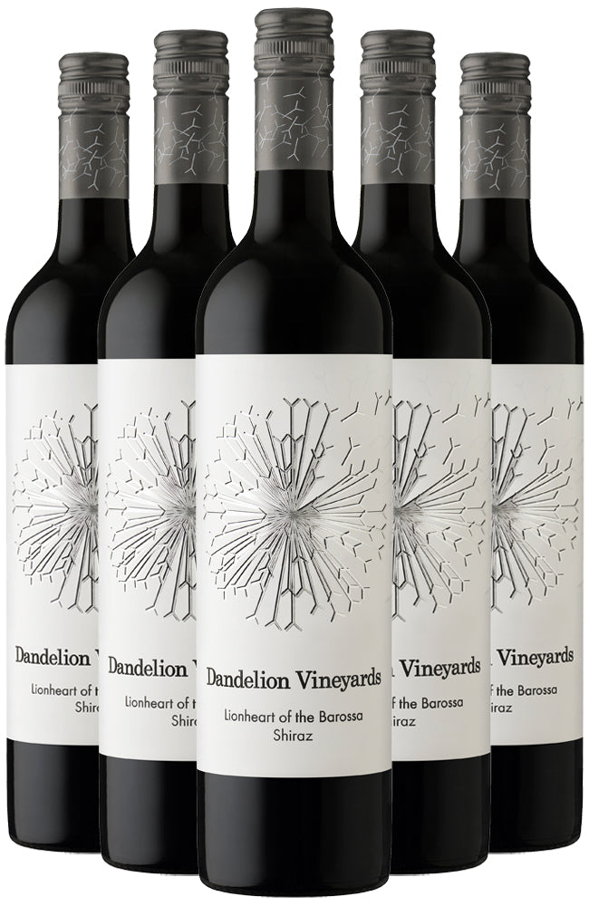 Dandelion Vineyards Lionheart of the Barossa Shiraz 6 Bottle Case