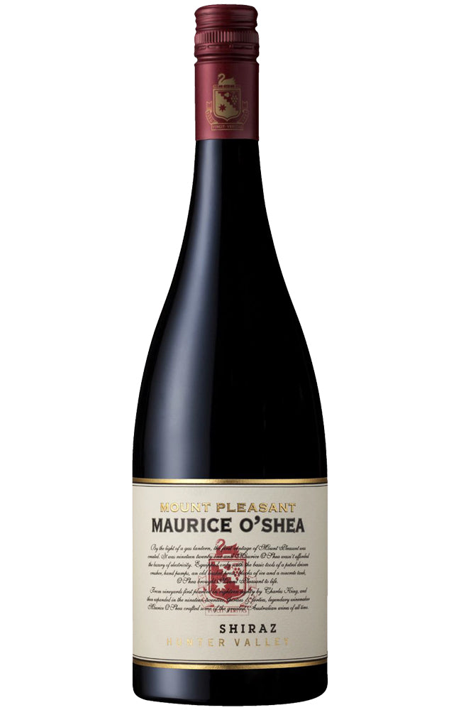 Mount Pleasant Maurice O'Shea Hunter Valley Shiraz Red Wine Bottle