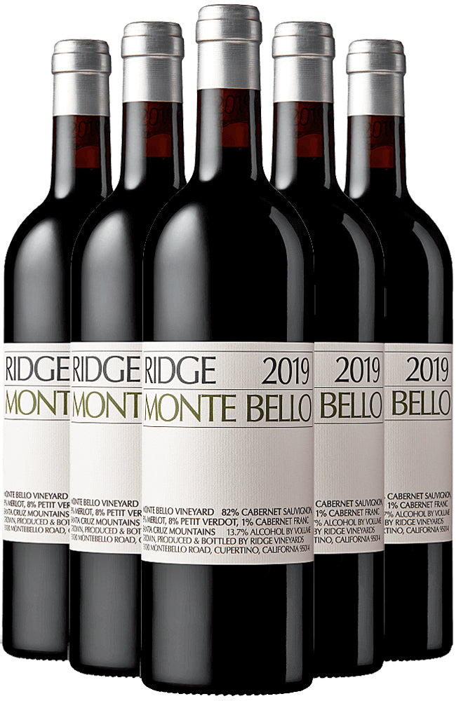 Ridge Vineyards Monte Bello 2019 6 Bottle Case