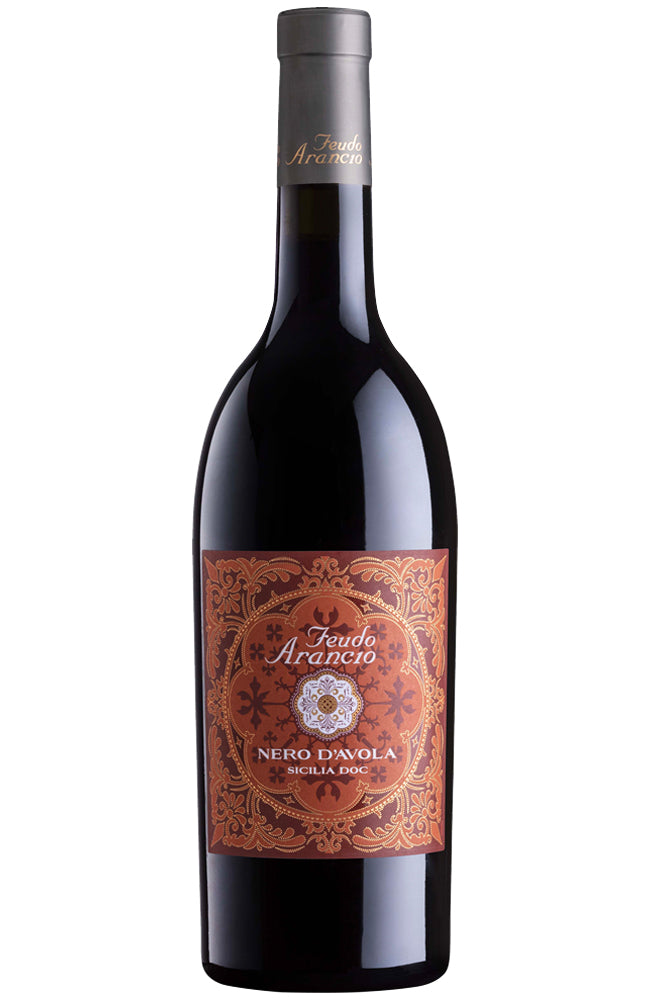 Feudo Arancio Nero d'Avola Sicilian Red Wine Bottle