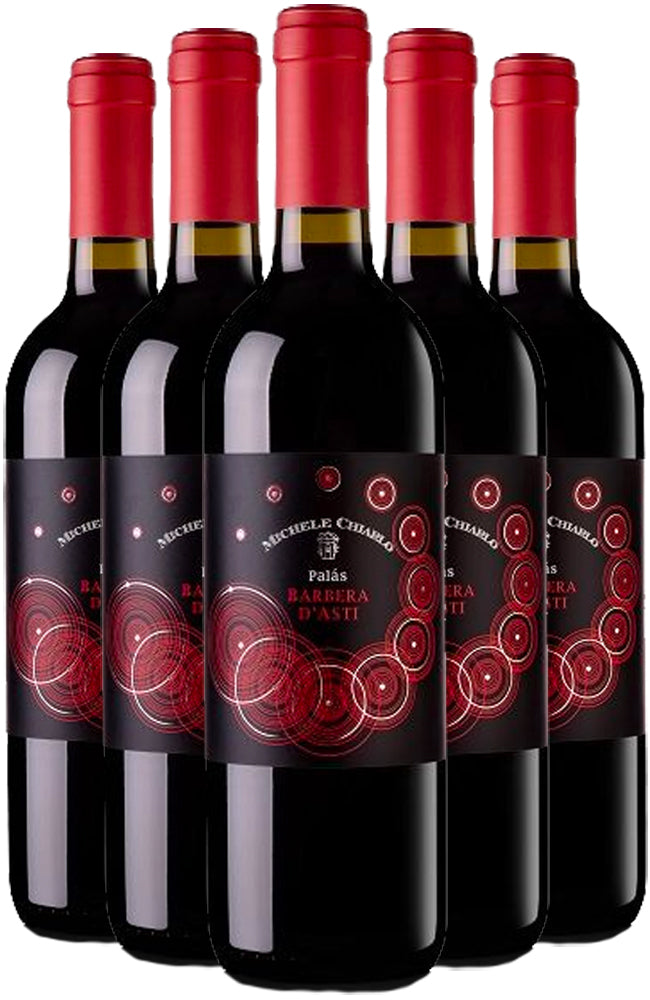 Michele Chiarlo Palás Barbera d'Asti Red Wine 6 Bottle Case