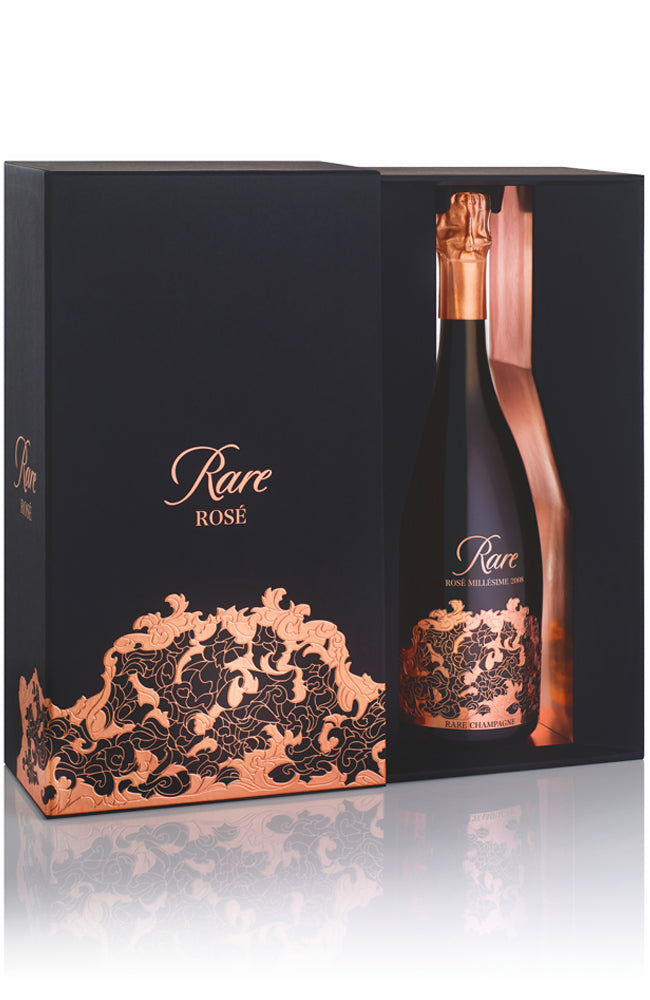 Rare Champagne Rosé Millésime 2008 Gift Boxed