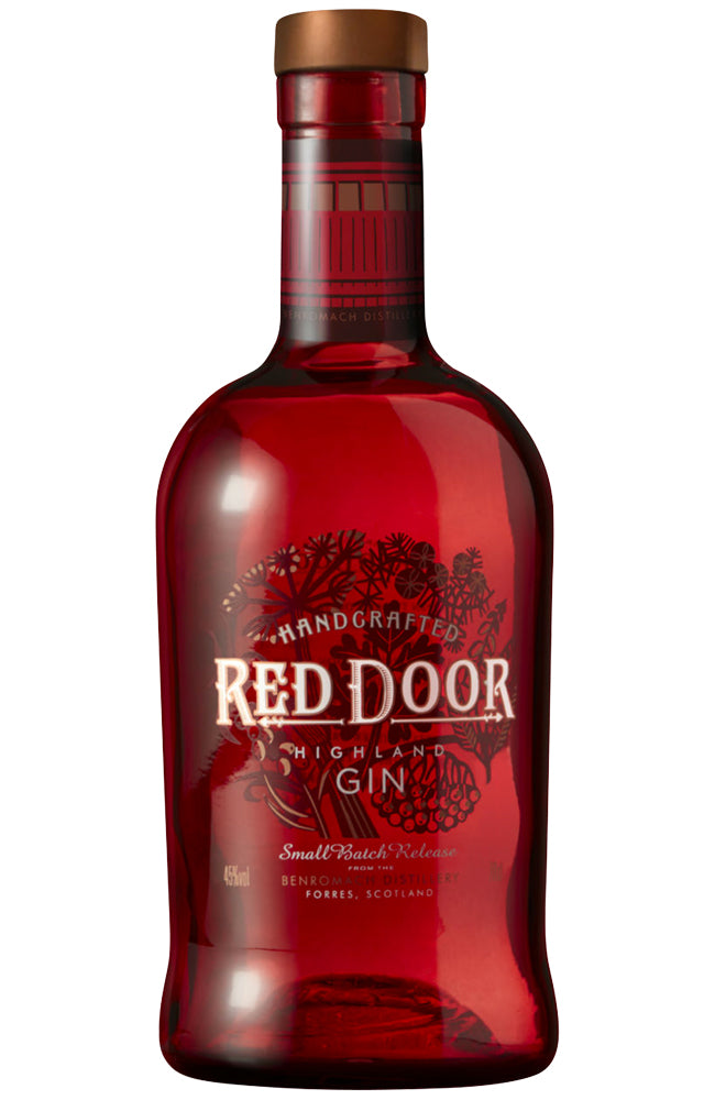 Red Door Handcrafted Small Batch London Dry Gin from the Scottish Highlands