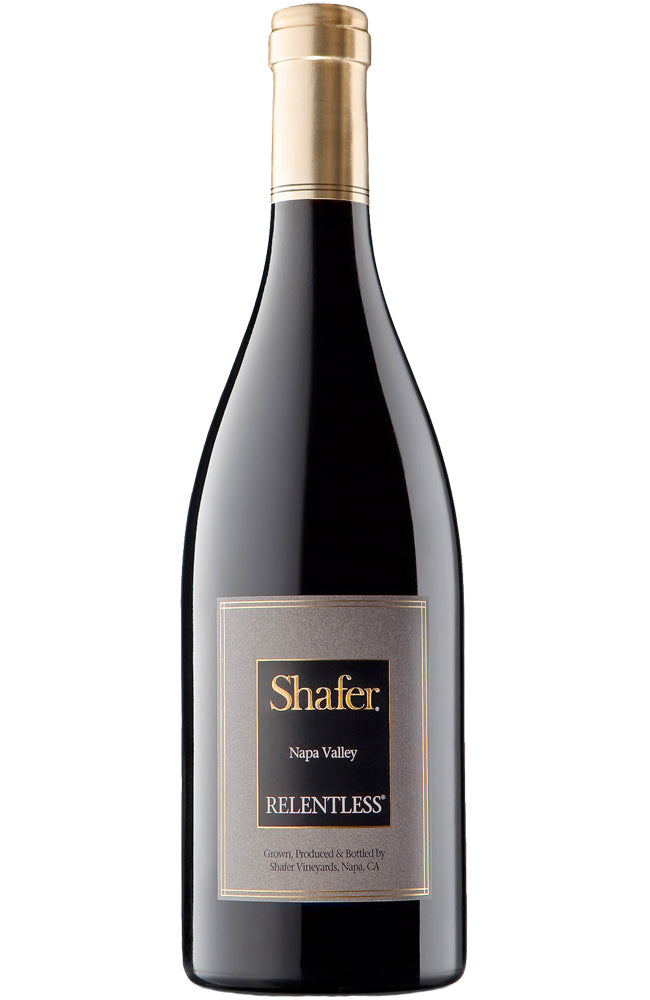 Shafer Vineyards Relentless Red Wine Bottle